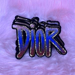 Patches Iron or glue on Chenille for crocs, hats, clothes and more. Designer